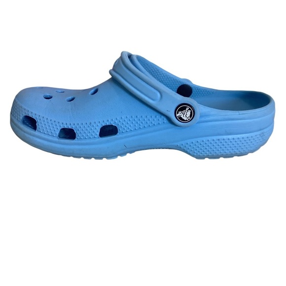 Crocs Women's size 7 Blue water sandal shoe men’s size 5 clog casual slip on - Picture 9 of 9